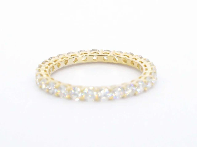 Gouden alliance ring briljant - afbeelding 5 van  9