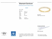 Gouden alliance ring briljant - afbeelding 7 van  9