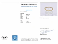 Gouden alliance ring briljant - afbeelding 9 van  9