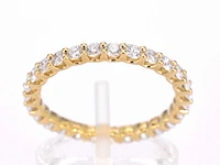 Gouden alliance ring briljant