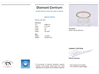 Gouden alliance ring met briljant geslepen diamant - afbeelding 3 van  9