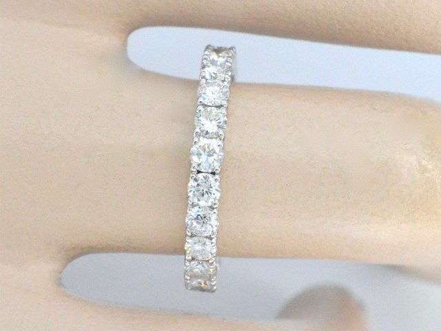 Gouden alliance ring met briljant geslepen diamant - afbeelding 4 van  11