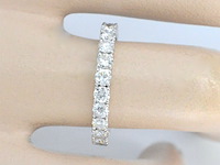 Gouden alliance ring met briljant geslepen diamant - afbeelding 4 van  11