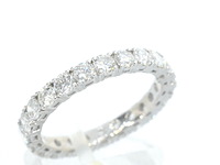 Gouden alliance ring met briljant geslepen diamant - afbeelding 6 van  11
