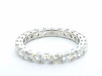 Gouden alliance ring met briljant geslepen diamant - afbeelding 11 van  11