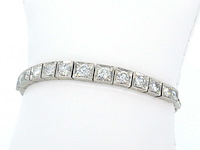 Gouden antieke riviera armband - afbeelding 4 van  10