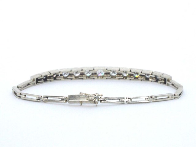 Gouden antieke riviera armband - afbeelding 8 van  10