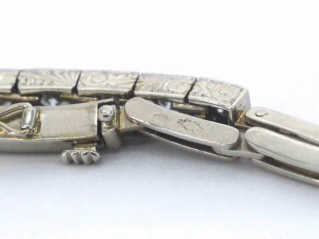 Gouden antieke riviera armband - afbeelding 9 van  10