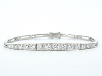 Gouden antieke riviera armband - afbeelding 1 van  9