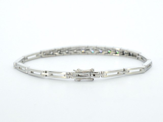 Gouden antieke riviera armband - afbeelding 3 van  9