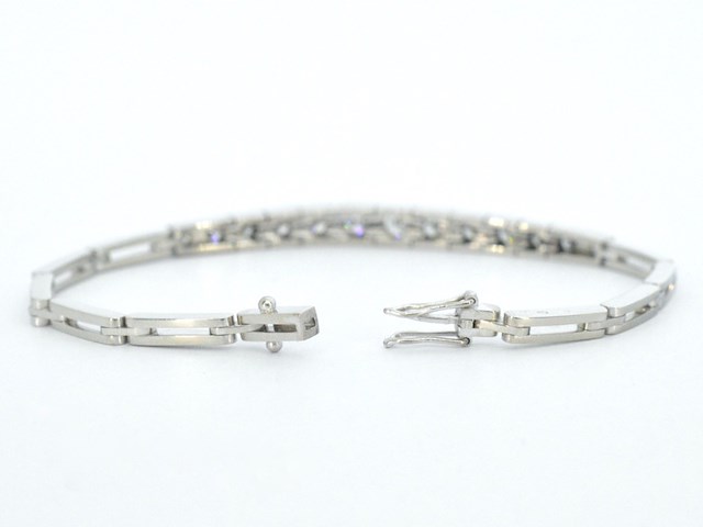 Gouden antieke riviera armband - afbeelding 4 van  9