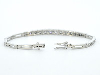 Gouden antieke riviera armband - afbeelding 4 van  9