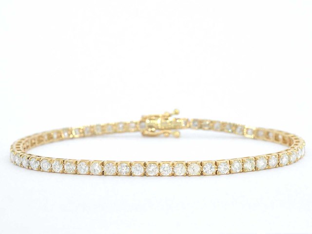 Gouden armband 5.40 carat diamanten - afbeelding 1 van  7