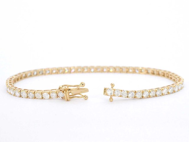 Gouden armband 5.40 carat diamanten - afbeelding 5 van  7