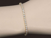 Gouden armband 5.50 carat briljant diamanten - afbeelding 2 van  10