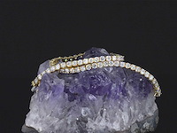 Gouden armband 5.50 carat briljant diamanten - afbeelding 9 van  10