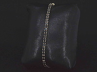 Gouden armband 7.00 carat zwarte briljant diamanten - afbeelding 4 van  9