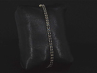 Gouden armband 7.00 carat zwarte briljant diamanten - afbeelding 5 van  9