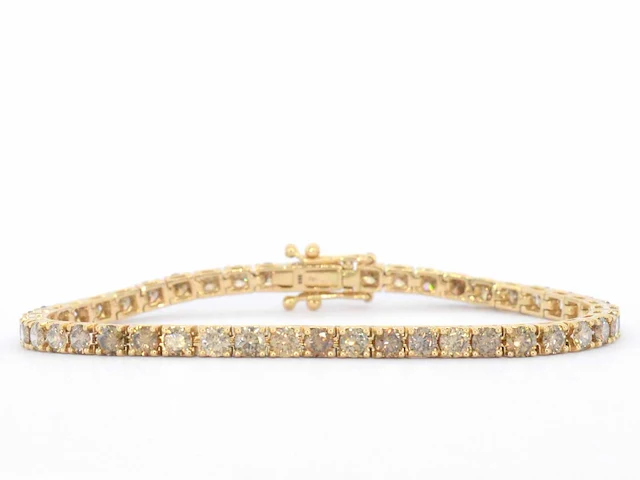 Gouden armband diamant 8.00 ct - afbeelding 1 van  8