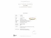 Gouden armband diamant robijn - afbeelding 5 van  11