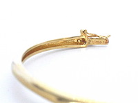 Gouden armband hoge kwaliteit natuurlijke diamanten en robijnen gecertificeerd - afbeelding 2 van  11