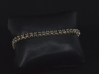 Gouden armband met 15.00 carat zwarte briljant geslepen diamanten - afbeelding 8 van  11