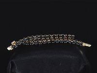 Gouden armband met 15.00 carat zwarte briljant geslepen diamanten - afbeelding 11 van  11