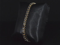 Gouden armband met 15.00 carat zwarte briljant geslepen diamanten - afbeelding 4 van  9