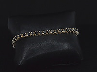 Gouden armband met 15.00 carat zwarte briljant geslepen diamanten - afbeelding 6 van  9