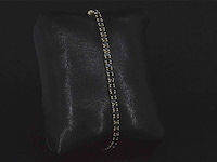 Gouden armband met 7.00 carat zwarte briljant geslepen diamanten - afbeelding 4 van  9