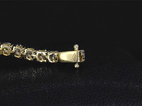 Gouden armband met briljant geslepen diamanten 5.50 carat - afbeelding 2 van  10