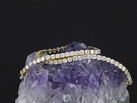 Gouden armband met briljant geslepen diamanten 5.50 carat - afbeelding 1 van  10