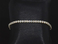 Gouden armband met briljant geslepen diamanten 5.50 carat - afbeelding 8 van  10