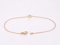 Gouden armband met diamant 0.10 carat - afbeelding 4 van  7