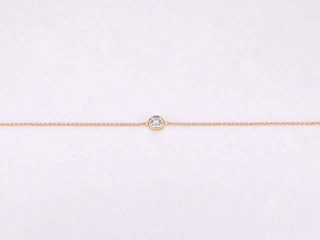 Gouden armband met diamant 0.10 carat - afbeelding 6 van  7