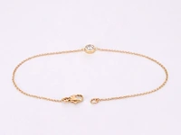 Gouden armband met diamant 0.10 carat - afbeelding 3 van  6