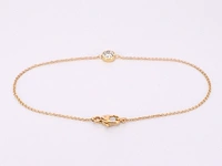 Gouden armband met diamant 0.10 carat - afbeelding 4 van  6
