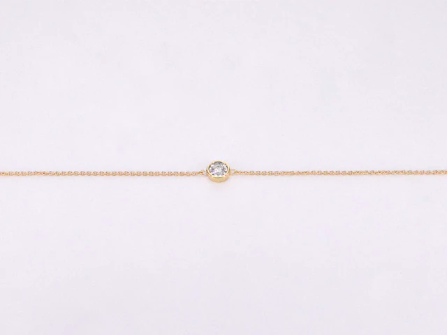 Gouden armband met diamant 0.10 carat - afbeelding 5 van  6