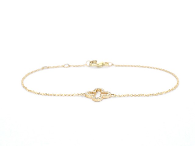 Gouden armband met diamant - afbeelding 3 van  9