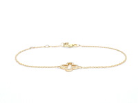 Gouden armband met diamant - afbeelding 3 van  9