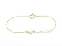Gouden armband met diamant - afbeelding 4 van  9