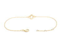 Gouden armband met diamant - afbeelding 5 van  9