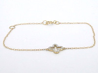 Gouden armband met diamant - afbeelding 3 van  7