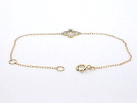 Gouden armband met diamant - afbeelding 4 van  7