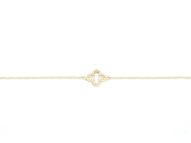 Gouden armband met diamant - afbeelding 1 van  5