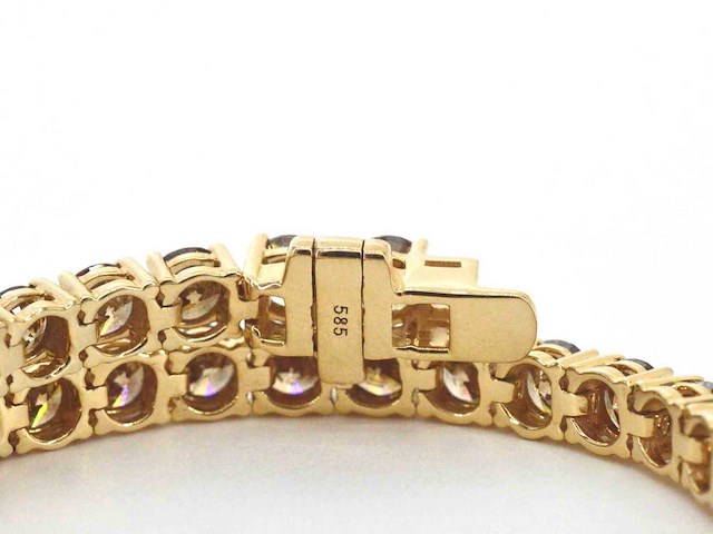 Gouden armband met diamanten 10.00 carat - afbeelding 4 van  12