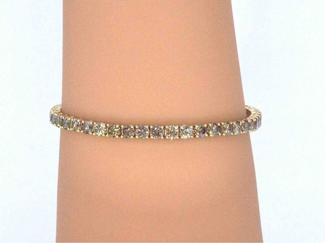 Gouden armband met diamanten 10.00 carat - afbeelding 5 van  12