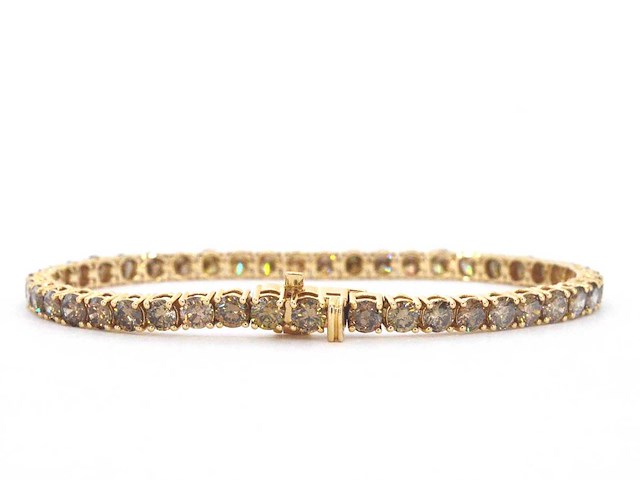 Gouden armband met diamanten 10.00 carat - afbeelding 7 van  12