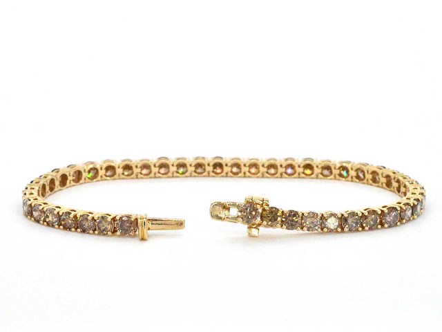 Gouden armband met diamanten 10.00 carat - afbeelding 8 van  12