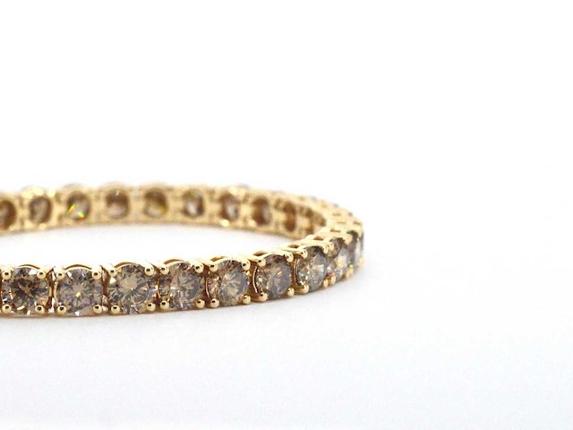 Gouden armband met diamanten 10.00 carat - afbeelding 9 van  12
